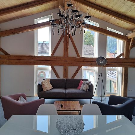 Neu! Ferienwohnungen Im Lueftlmalereck, Hennalahaus Oberammergau Exteriér fotografie