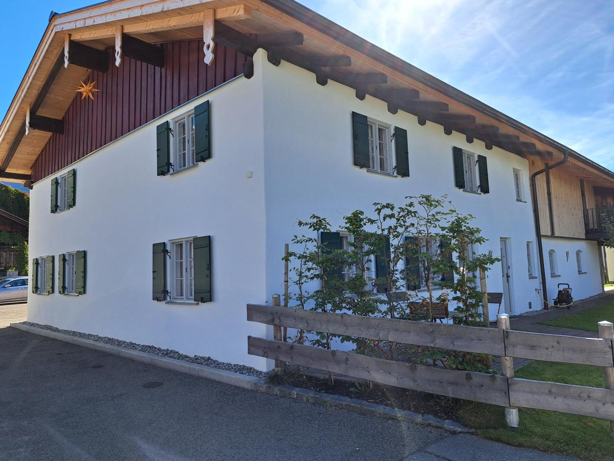 Neu! Ferienwohnungen Im Lueftlmalereck, Hennalahaus Oberammergau Exteriér fotografie