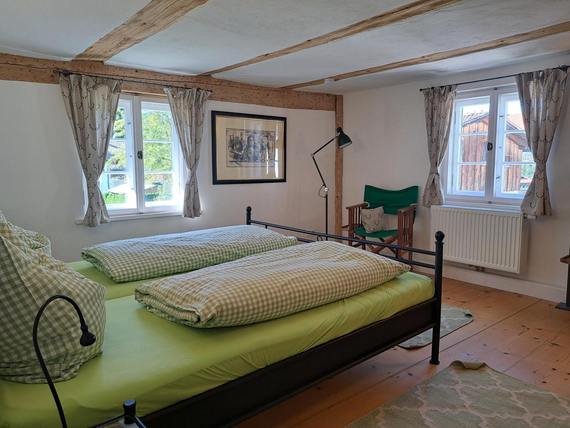 Neu! Ferienwohnungen Im Lueftlmalereck, Hennalahaus Oberammergau Exteriér fotografie