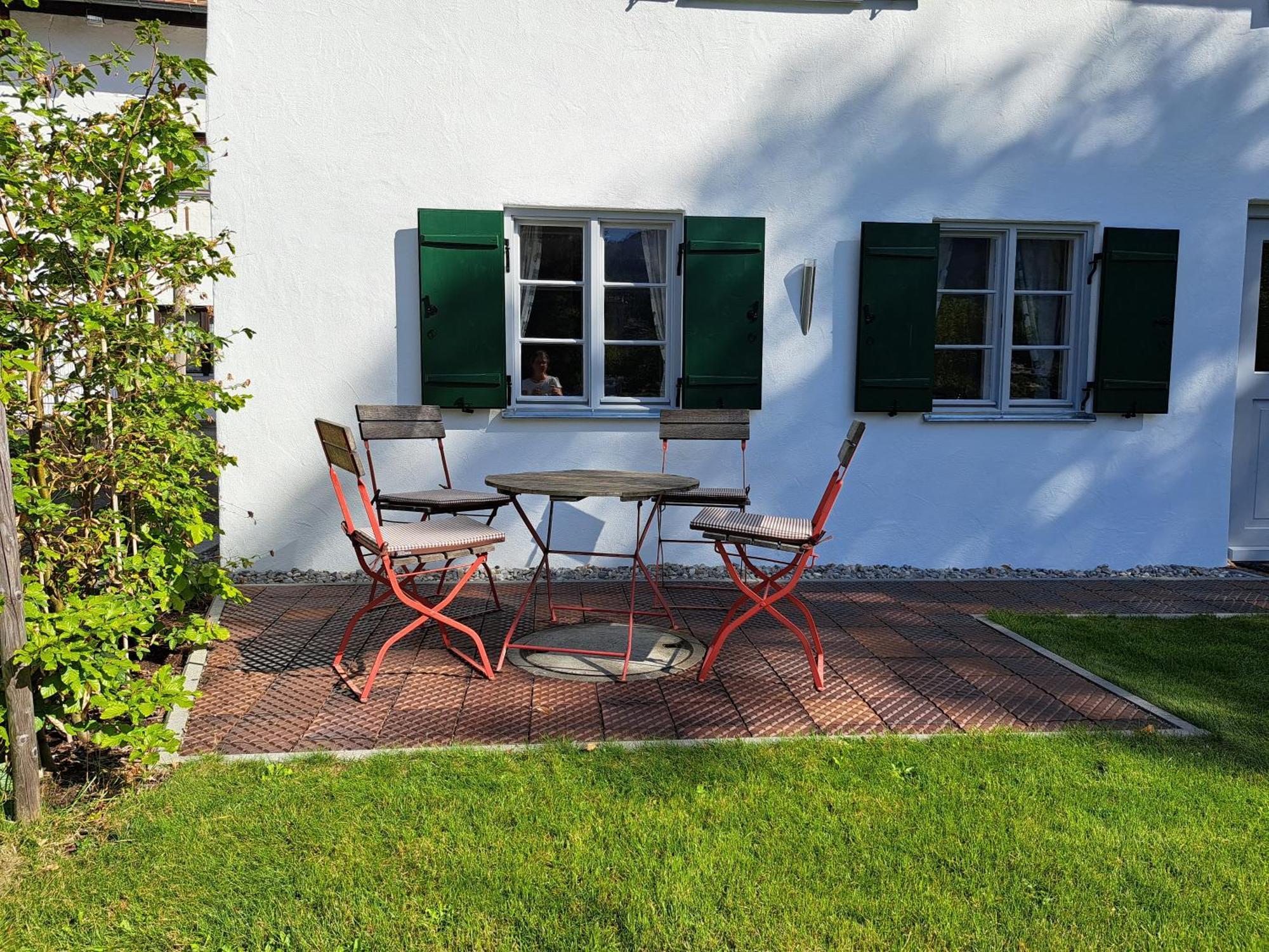 Neu! Ferienwohnungen Im Lueftlmalereck, Hennalahaus Oberammergau Exteriér fotografie
