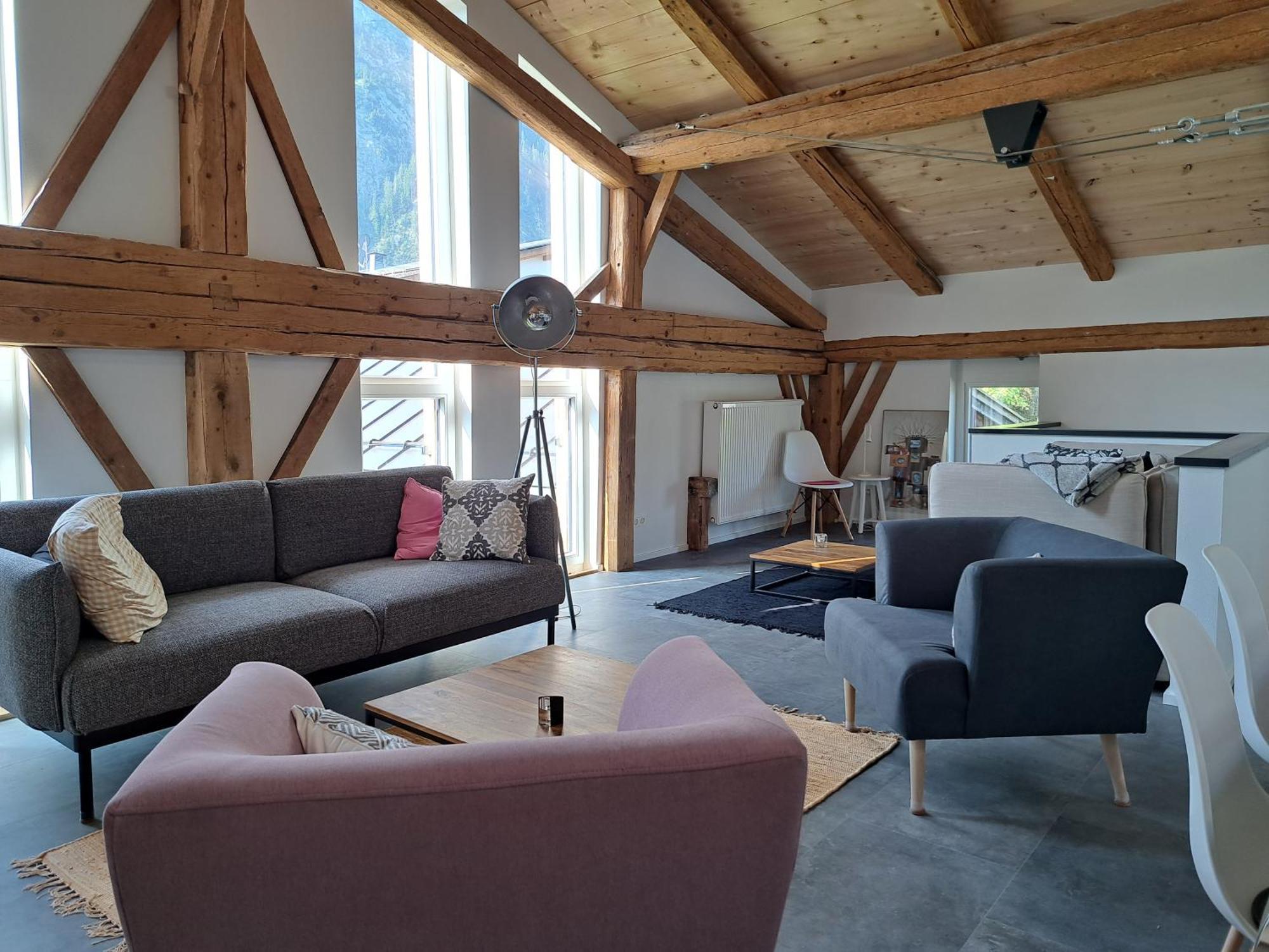 Neu! Ferienwohnungen Im Lueftlmalereck, Hennalahaus Oberammergau Exteriér fotografie